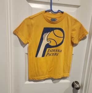 Pacers Yellow and Blue Short Sleeve Tee